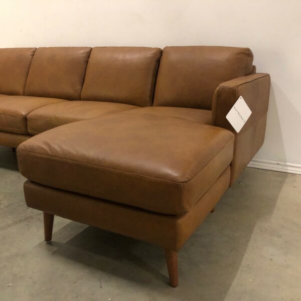 DESTREZZA ITALIAN LEATHER SECTIONAL