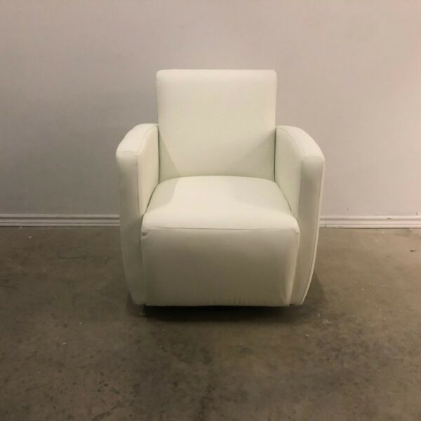 B0102 SWIVEL GLIDER CHAIR (leather)
