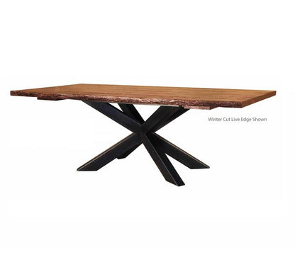 Live Edge Hedgehog Dining Table