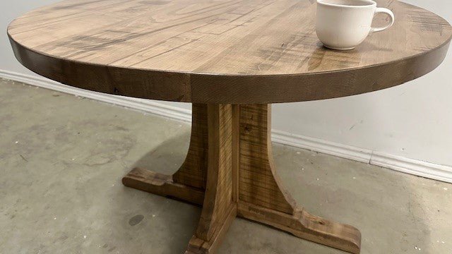 HOLDEN ROUND SOLID WOOD MENNONITE TABLE