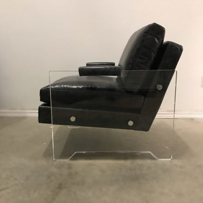 ARCHIE MODERN ACRYLIC ACCENT CHAIR