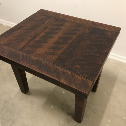 TAHOE HAND MADE SOLID MAPLE END TABLE