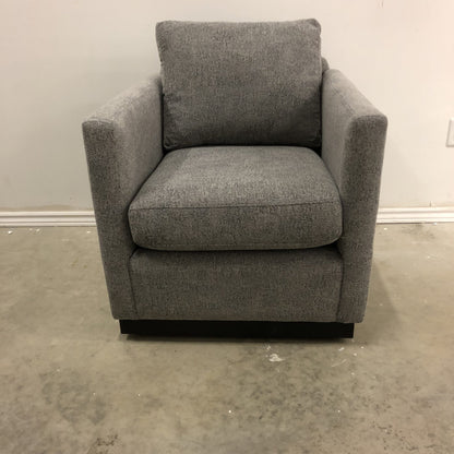 Lotus Custom Fabric Swivel Accent Chair