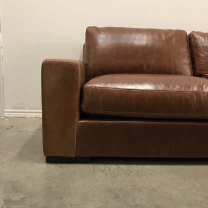 MAXWELL CUSTOM LEATHER SOFA