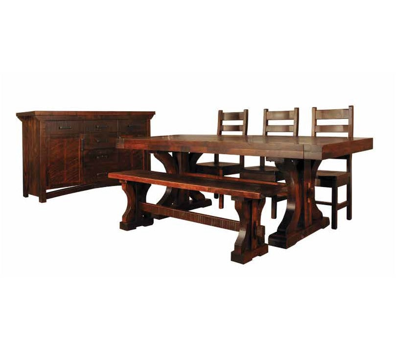 Rustic Carlisle Trestle Table