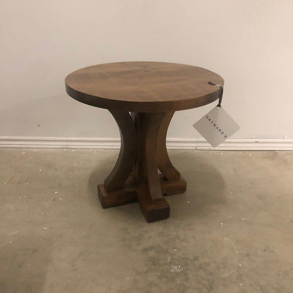 RUSTIC CARLISLE HAND MADE ROUND END TABLE