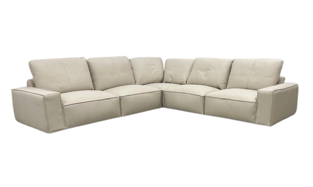 TEDDY LEATHER MODULAR SECTIONAL