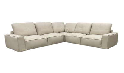 TEDDY LEATHER MODULAR SECTIONAL